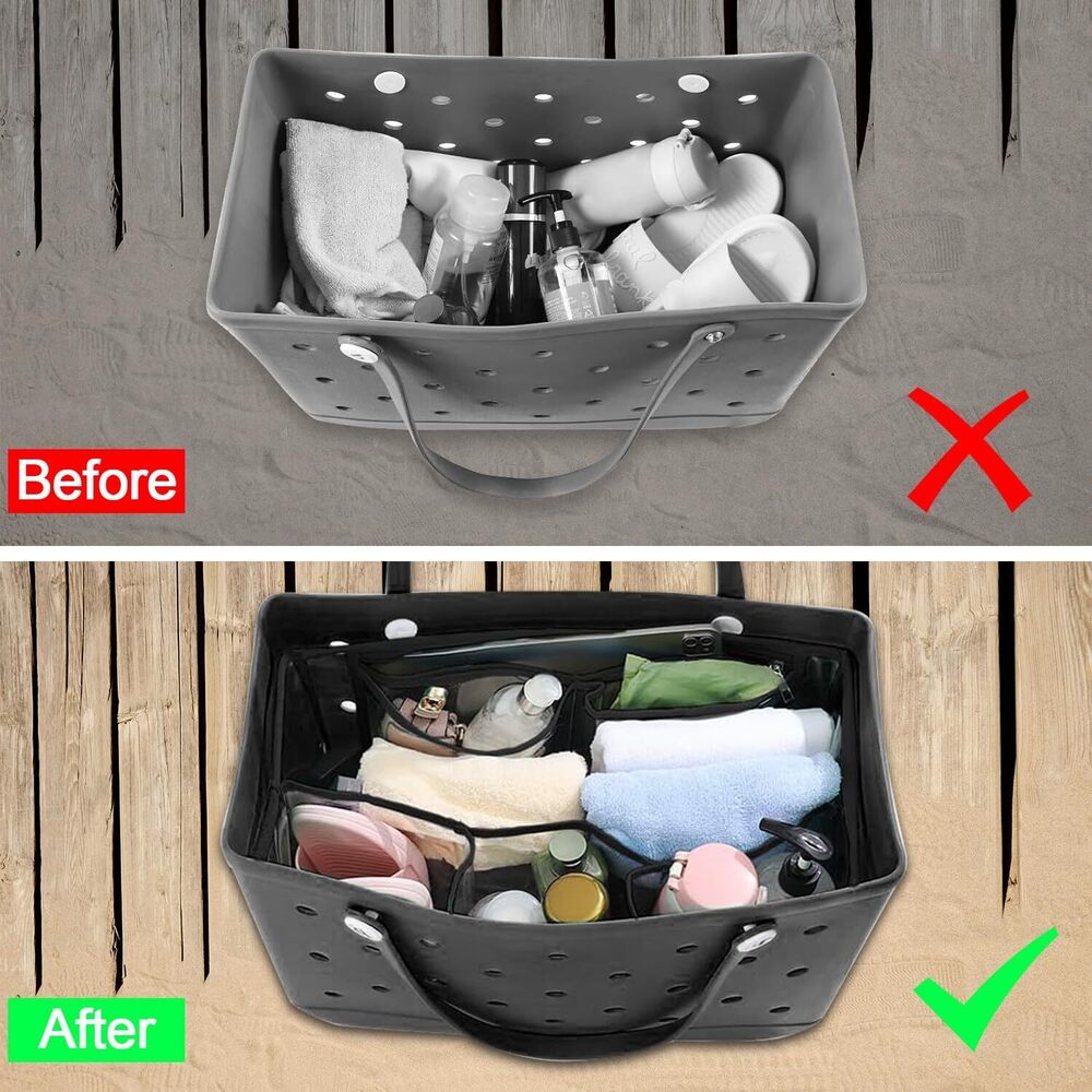 4508 Clear Beach Bag Organizer Accessories for Bogg Bags Organizer Insert - Picture 4 of 7